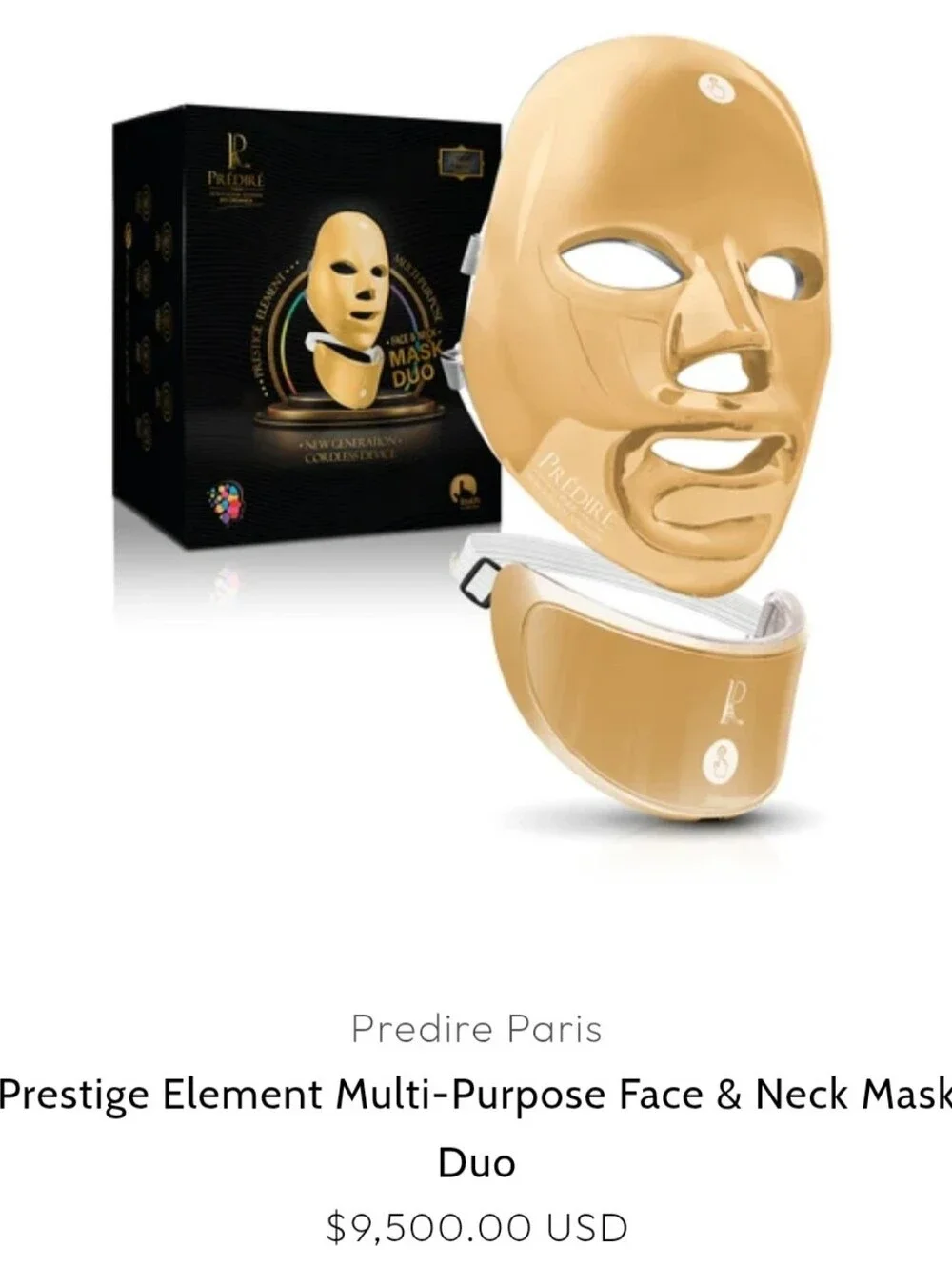 Prestige Element Rechargable Multi-Purpose Face & Neck Mask Duo